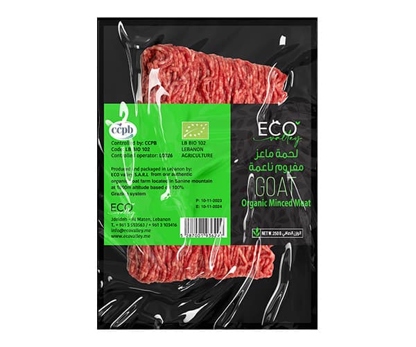 Organic Goat Minced Meat Fine - 500g